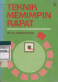 Teknik Memimpin Rapat