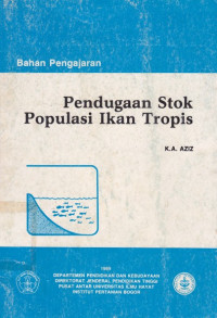 Pendugaan Stok Populasi Ikan Tropis