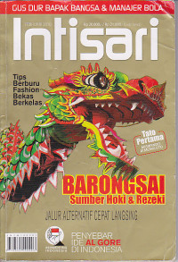 Intisari: Barongsai Sumber Hoki & Rezeki