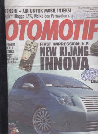 Booklet Otomotif Edisi 17/XVIII - Edisi 03/XIX