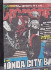 Booklet Otomotif Edisi 18/XVIII - Edisi 21/XVIII
