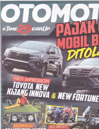 Otomotif: Pajak 0% Mobil  Baru