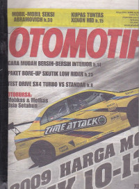 Booklet Otomotif Edisi 35/XVIII - Edisi 38/XVIII