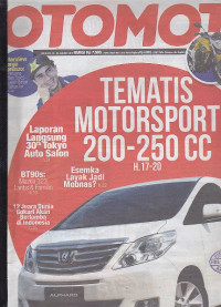 Booklet Otomotif Edisi 38/XXI - Edisi 43/XXI