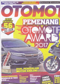 Otomotif:Pemenang Otomotif Award 2017