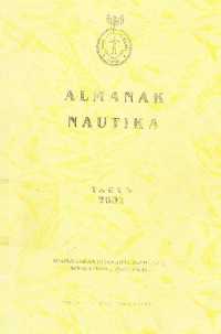 Almanak Nautika Tahun 2001