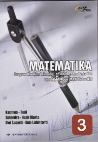 Matematika 3 untuk SMK dan MAK Kelas XII