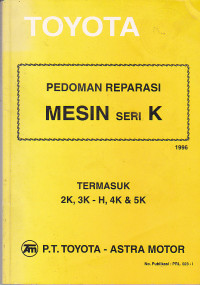 Toyota Mesin Seri K