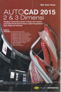 Image of Autocad 2015 2 dan 3 Dimensi