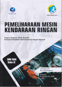 Pemeliharaan Mesin Kendaraan Ringan untuk SMK/MAK Kls XI