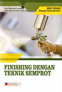 Finishing dengan teknik Semprot