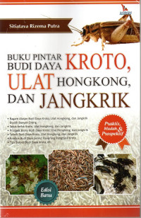 Buku Pintar Budi Daya Kroto, Ulat Hongkong, Dan Jangkrik