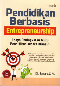 Pendidikan Berbasis Entrepreneurship