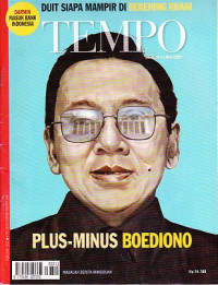 Tempo: Plus-Minus Boediono