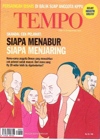 Tempo: Skandal Cek Pelawat, Siapa Menabur Siapa Menjaring