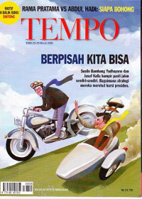 Tempo: Berpisah Kita Bisa