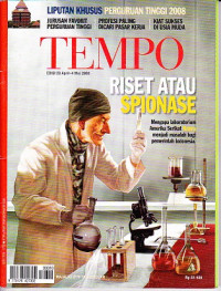 Tempo: Riset Atau Spionase