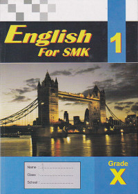 English For SMK Grade X Jilid 1