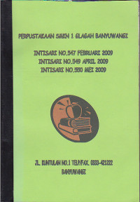 Booklet Intisari Bulan Februari-Mei 2009
