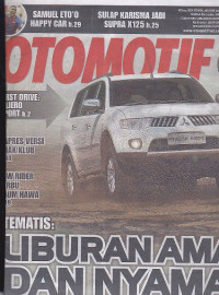Booklet Otomotif Edisi 05/XIX - Edisi 08/XIX