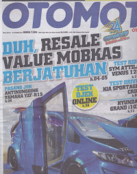 Otomotif: Duh, Resale Value Mobkas Berjatuhan