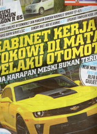 Otomotif: Kabinet Kerja Jokowi di Mata Pelaku Otomotif