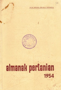 Almanak Pertanian 1954