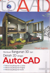Membuat Bangunan 3D dari Denah 2D dengan Autocad