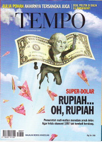 Tempo: Super-Dolar, Rupiah... Oh Rupiah